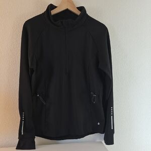 CALI SPORT InBlack Half-Zip Athletic Pullover
